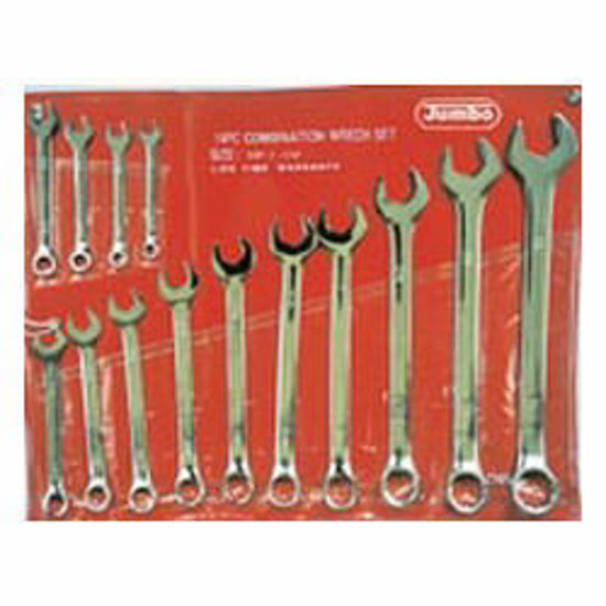 Picture of 14pc Comb. Wrench Polish SAE