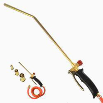 Picture of 7" handle propane torch with 3-piece nozzles