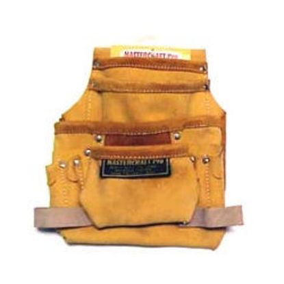 Picture of 4 Pocket Top Grain Leather Pro. Nail & Tool Bag