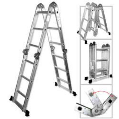 Picture of 4 X 3 Aluminum Folding Ladder