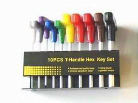 Picture of 10pc T-Handle Hex Key SAE