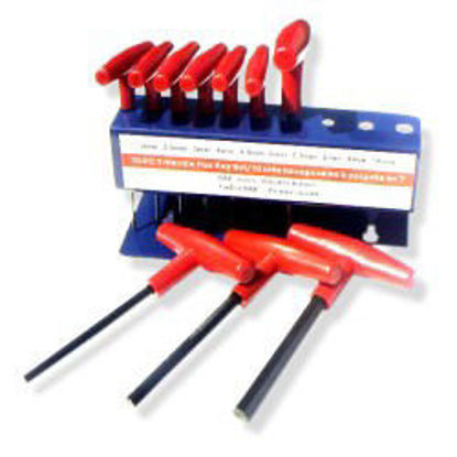 Picture of 10pc T-Handle Hex Key MM
