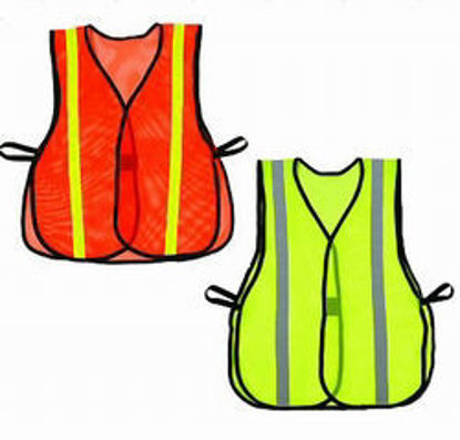 Picture of 1" Lime Mesh Safety Vest