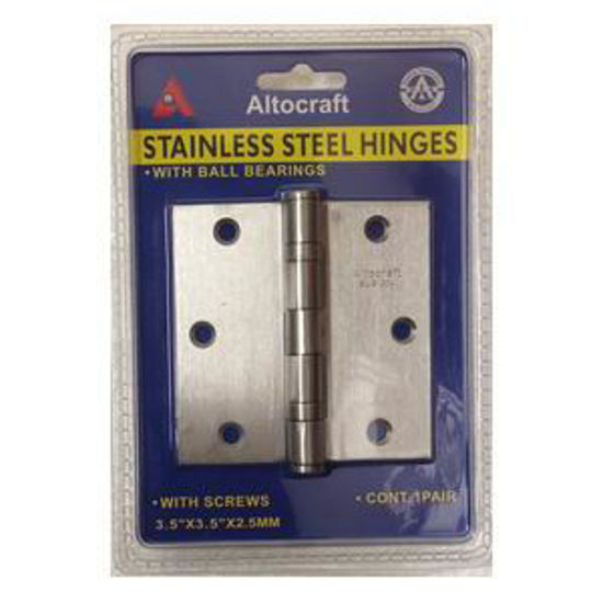 Picture of 3-1/2" Stainless Steel Square Hinges