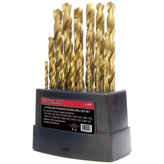 Picture of 21pc Ti- Coated Drill Bits