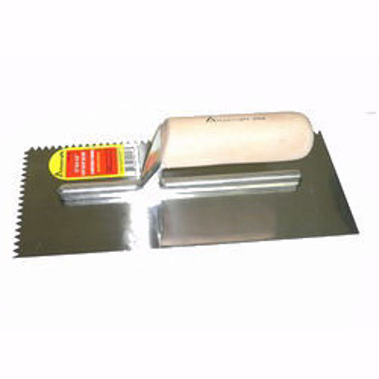 Picture of Notched -V- Trowel 11" X 4-1/2"