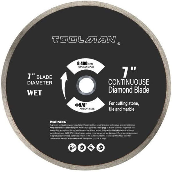 Picture of 7" Diamond Blade Wet Promo ONSALE