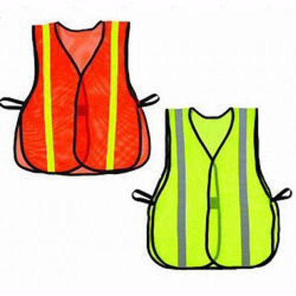 Picture of 1" Orange Mesh Safety Vest